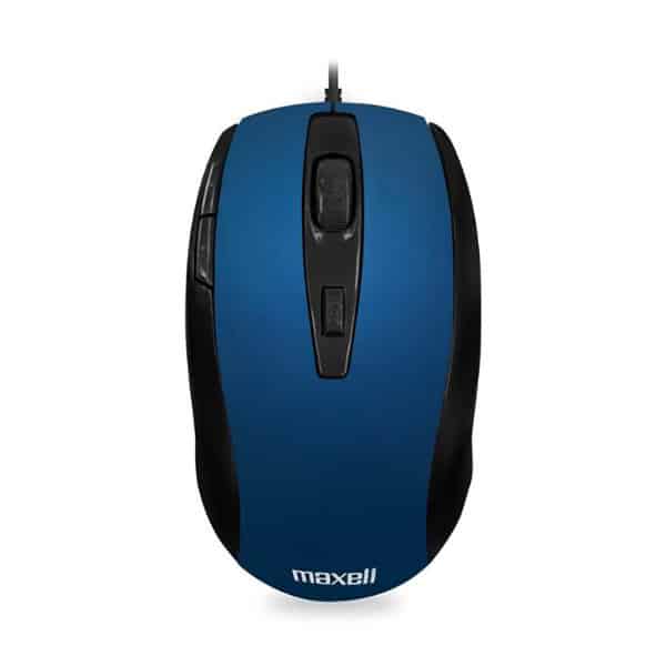 Maxell Mouse óptico alámbrico azul