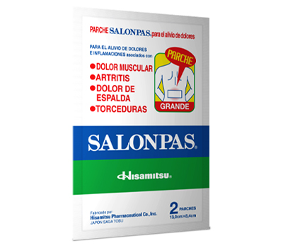 SALONPAS ELÁSTICO 13 X 8.4 CM