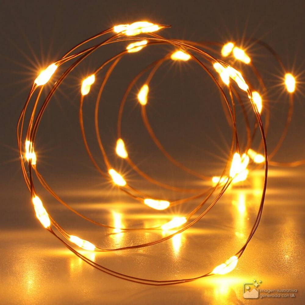 Luces navideñas led 100l warm