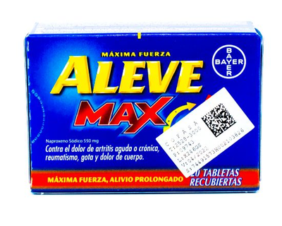 Aleve Max 550mg 20 tabletas