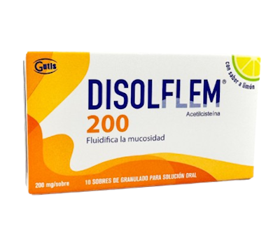 DISOLFLEM GRANULADO SOBRE 200MG X10 UNIDADES