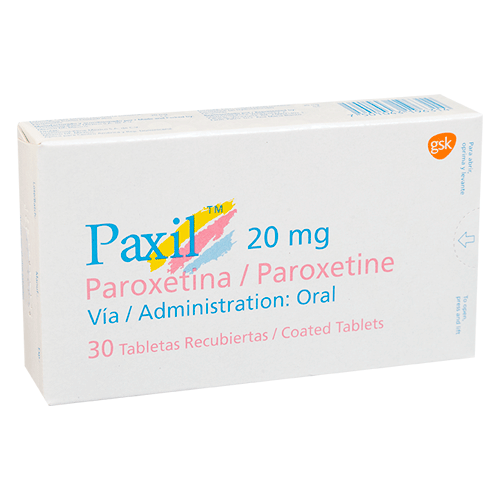 PAXIL TABLETAS 20 MG