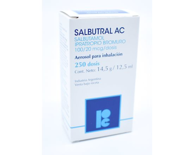 Salbutral AC Aerosol 250 dosis