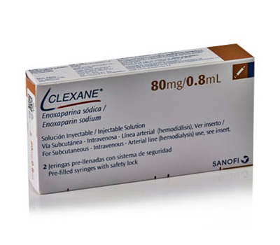 CLEXANE 80 mg 0.8 ml SOLUCION INYECTABLE [243103]