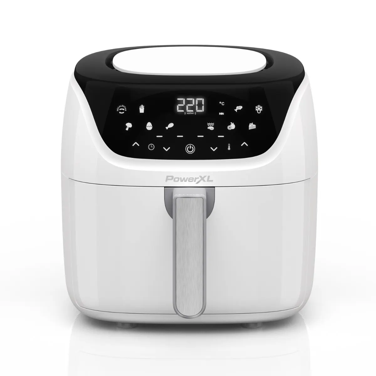 FREIDORA DE AIRE POWER XL VORTEX DIGITAL 5.7L BLANCA (AF-E6001-H-LA)