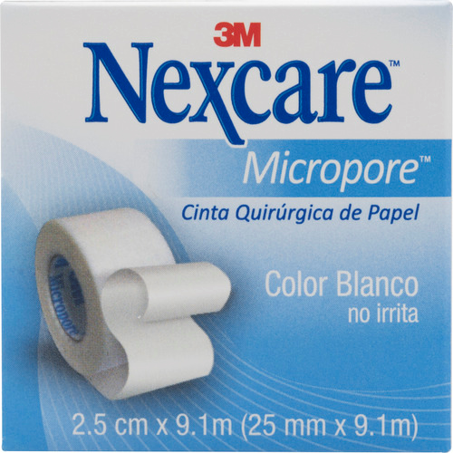 ESPARADRAPO MICROPORE NEXCARE BLANCO 25.4 MM X 9.14 M