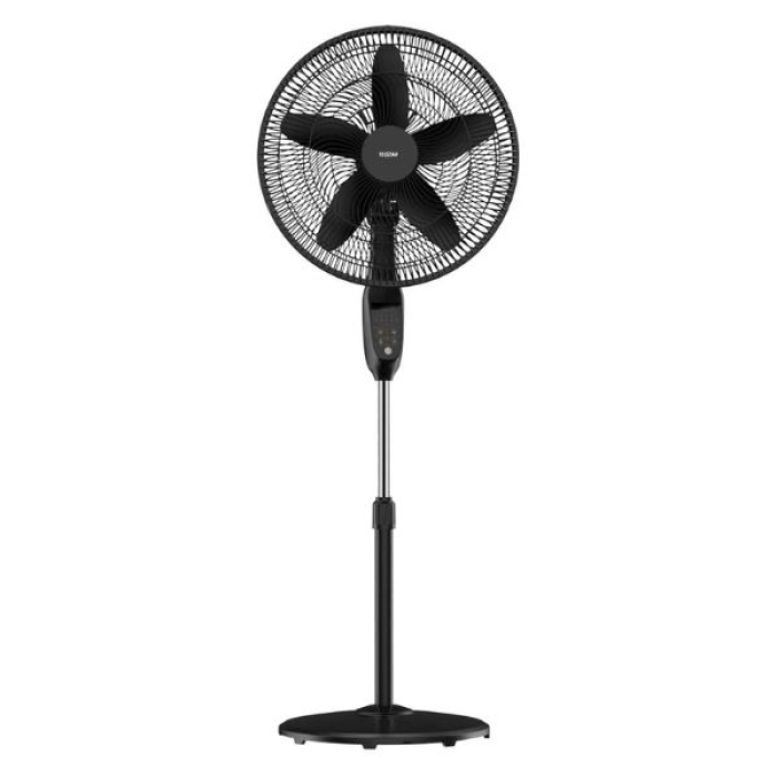 VENTILADOR PEDESTAL 18 3 VELOCIDADES 90 WATTS NEGRO RIMAG