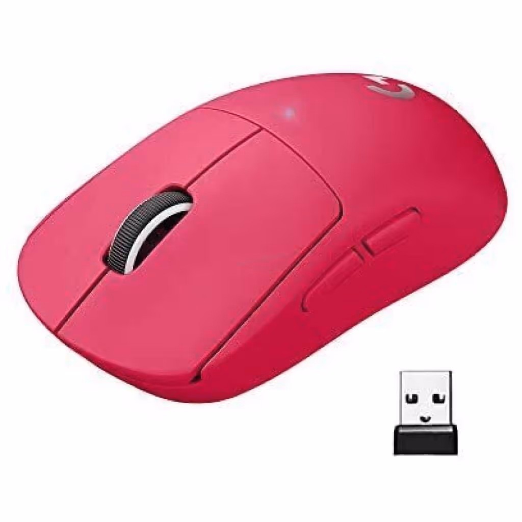 Mouse Logitech Gaming Inalambrico PRO X Superlight Rosado
