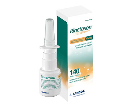 Rinetason 50 Mcg Frasco 140 Dosis