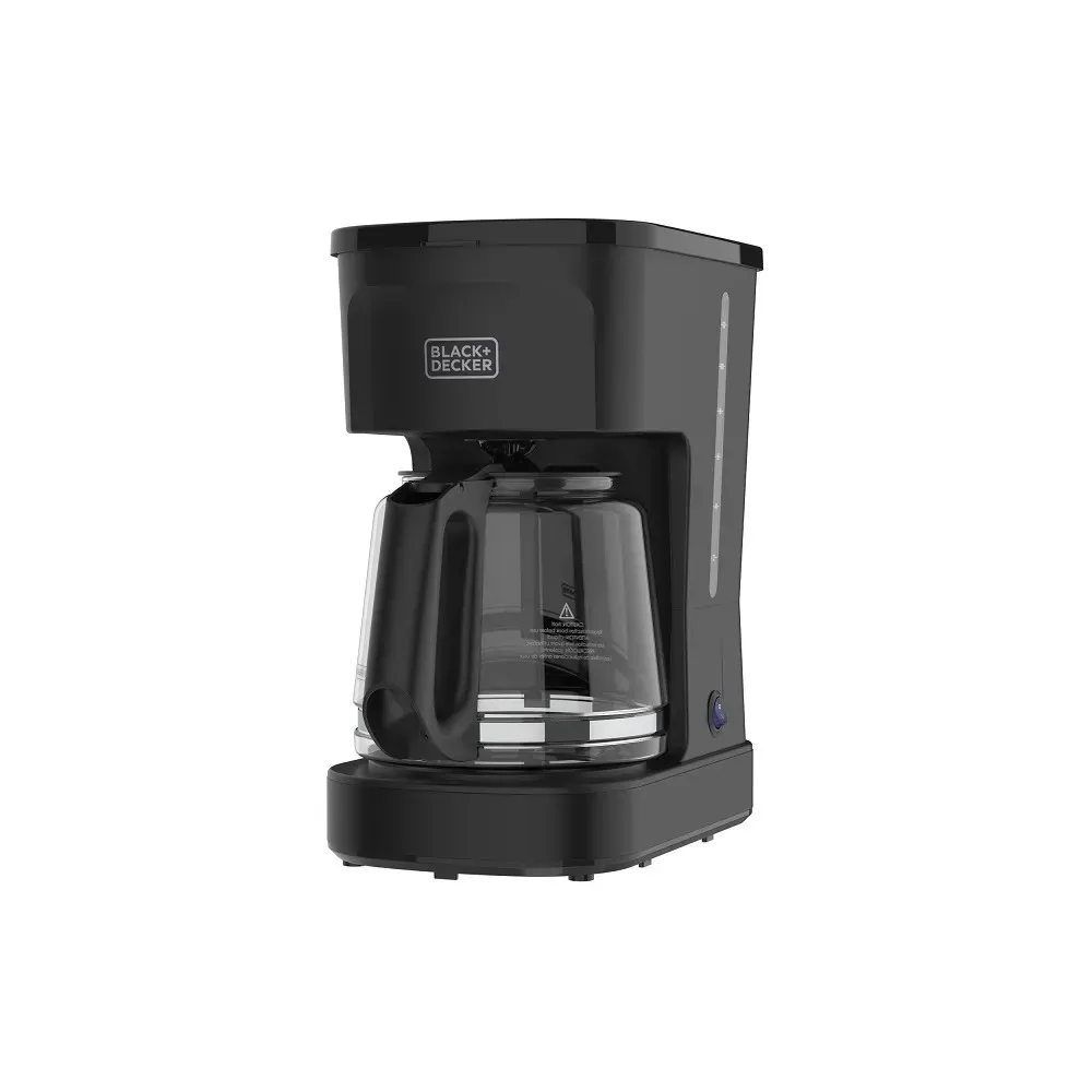 Black & Decker cafetera 12 tazas switch negro mate - CM0021-0BDLA