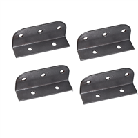 Escuadra Cama 5 X 1/8" 4 Piezas Plata Grossor