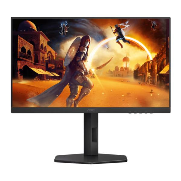 Monitor AOC Gaming 24G4HX 24 Pulg Plano 1920X1080 FHD 200 HZ Fast IPS Adaptive Sync G Sync Displayport HDMI HDR10 Altavoces – Negro