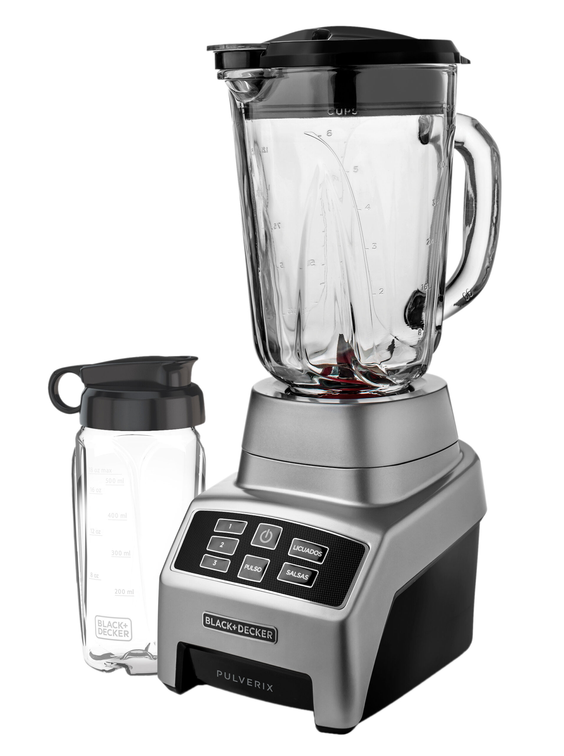 LICUADORA DIGITAL + VASO PERSONAL BLACK AND DECKER 3 VEL BL1840MS