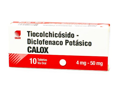 Tiocolchicosido + Diclofenaco Potasico 1 tableta