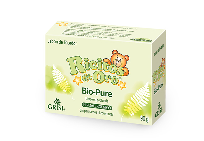 GRISI RICITOS DE ORO JABÓN BARRA BIO PURE 90G
