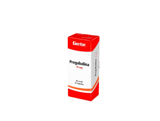 GENFAR PREGABALINA 75 mg CÁPSULAS VÍA ORAL