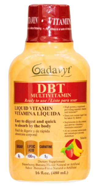 Gadavyt DBT, Multivitamina, Solucion Oral, 480 ml