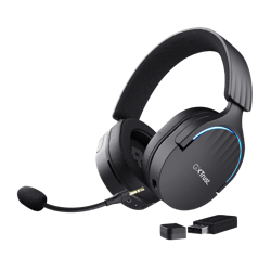 Trust audifonos inalambricos gamer color negro - 24901