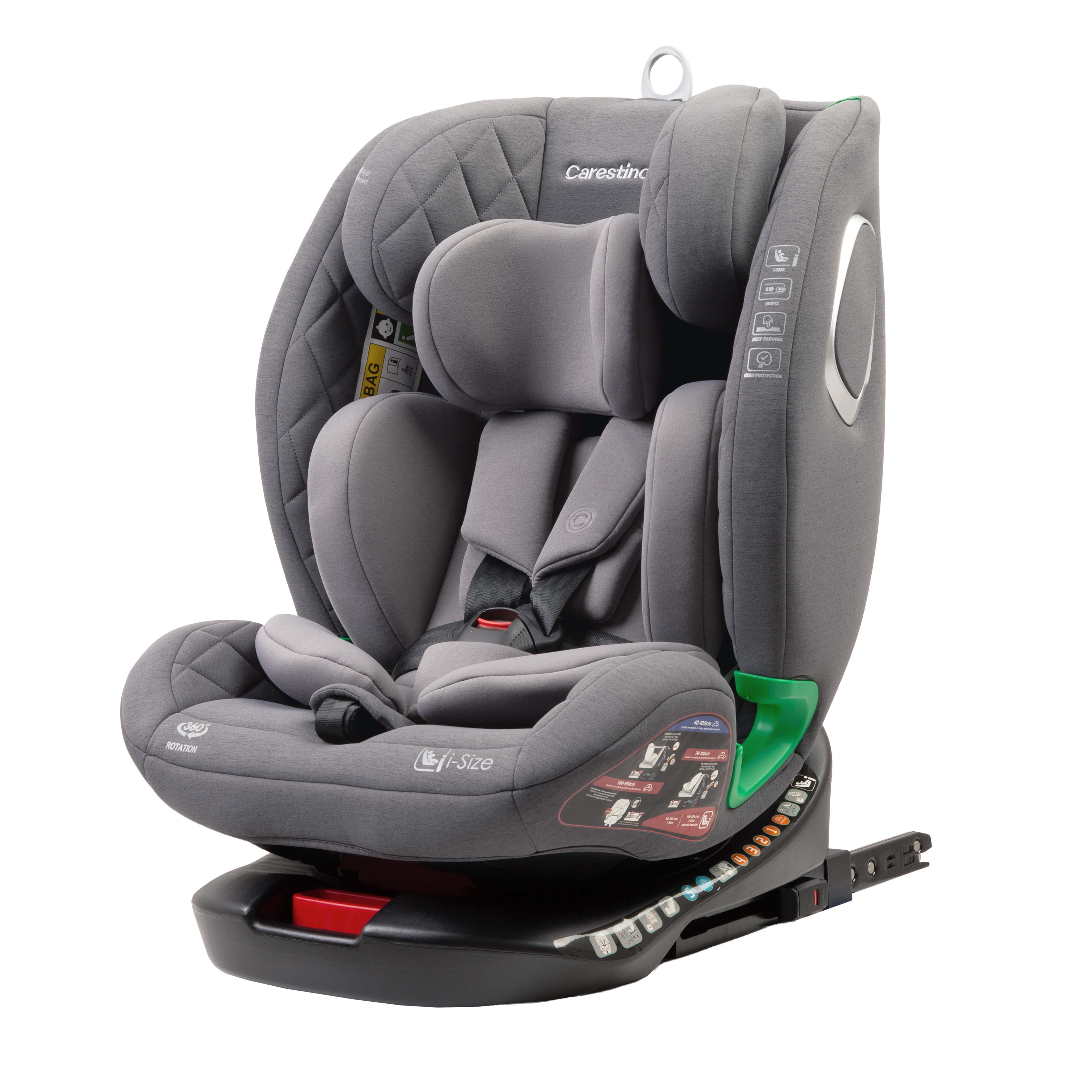 Silla para Carro HAMBURGO I-Size 40-150cm Isofix Gris Lobo