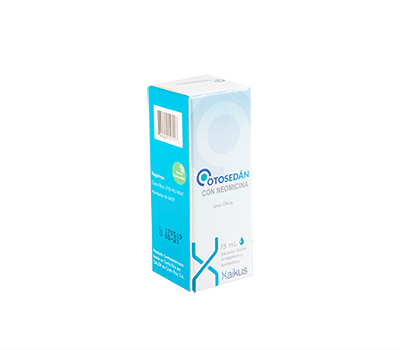 OTOSEDAN CON NEOMICINA 15 ML SOLUCIÓN ÓTICO