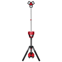Torre Tripode Iluminacion M18 con Cargador Rocket Milwaukee