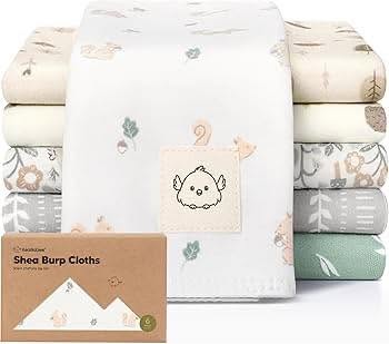 Paquete de 6 paños para eructos Keababies!!