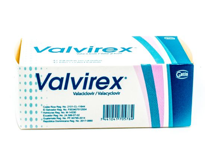 Valvirex, 500mg, 1 de 42 Tabletas Recubiertas