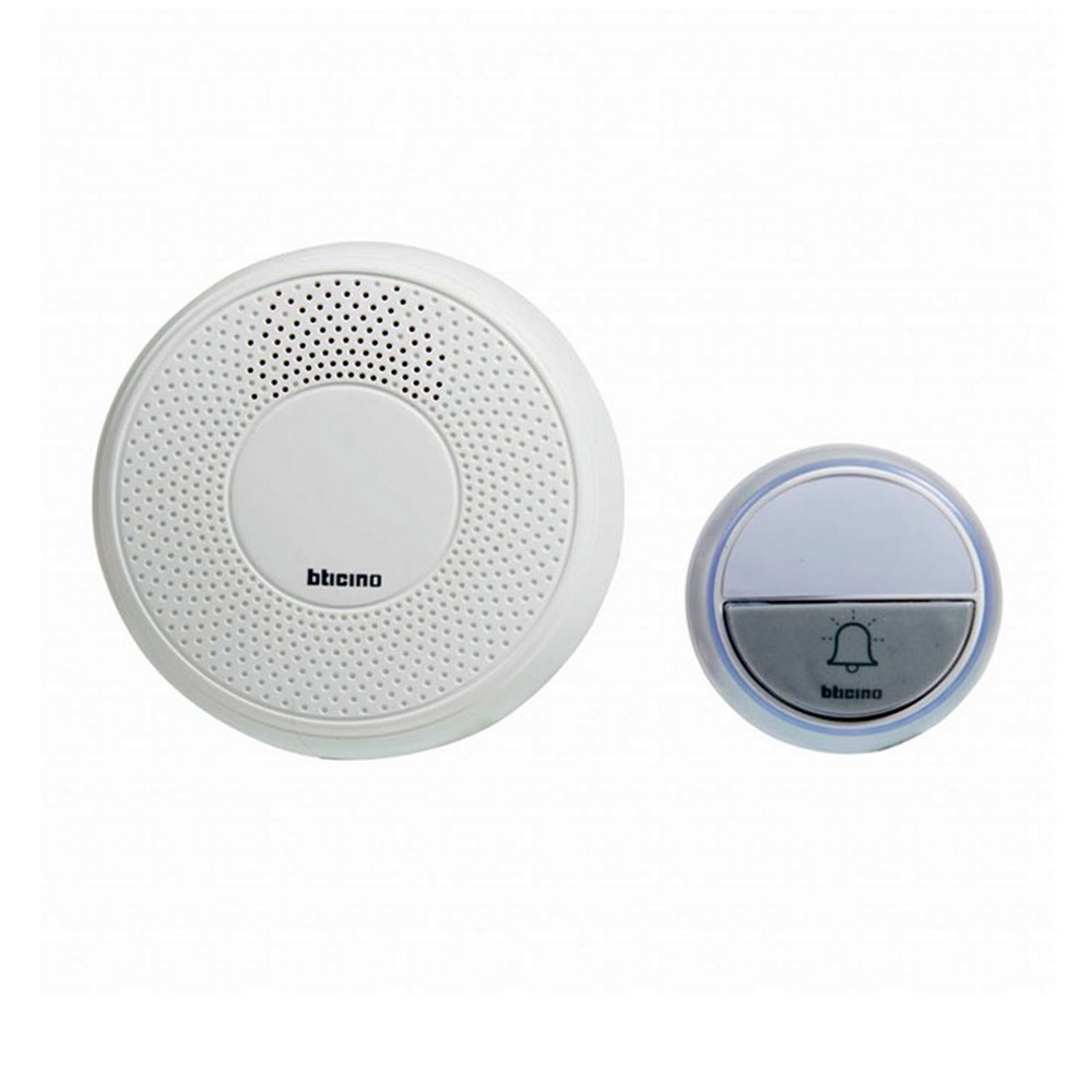Kit timbre inalámbrico confort 4.5 vdc blanco