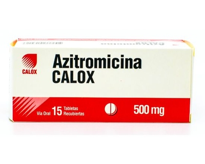 Azitromicina Calox, 500 mg, 1 de 15 Tabl