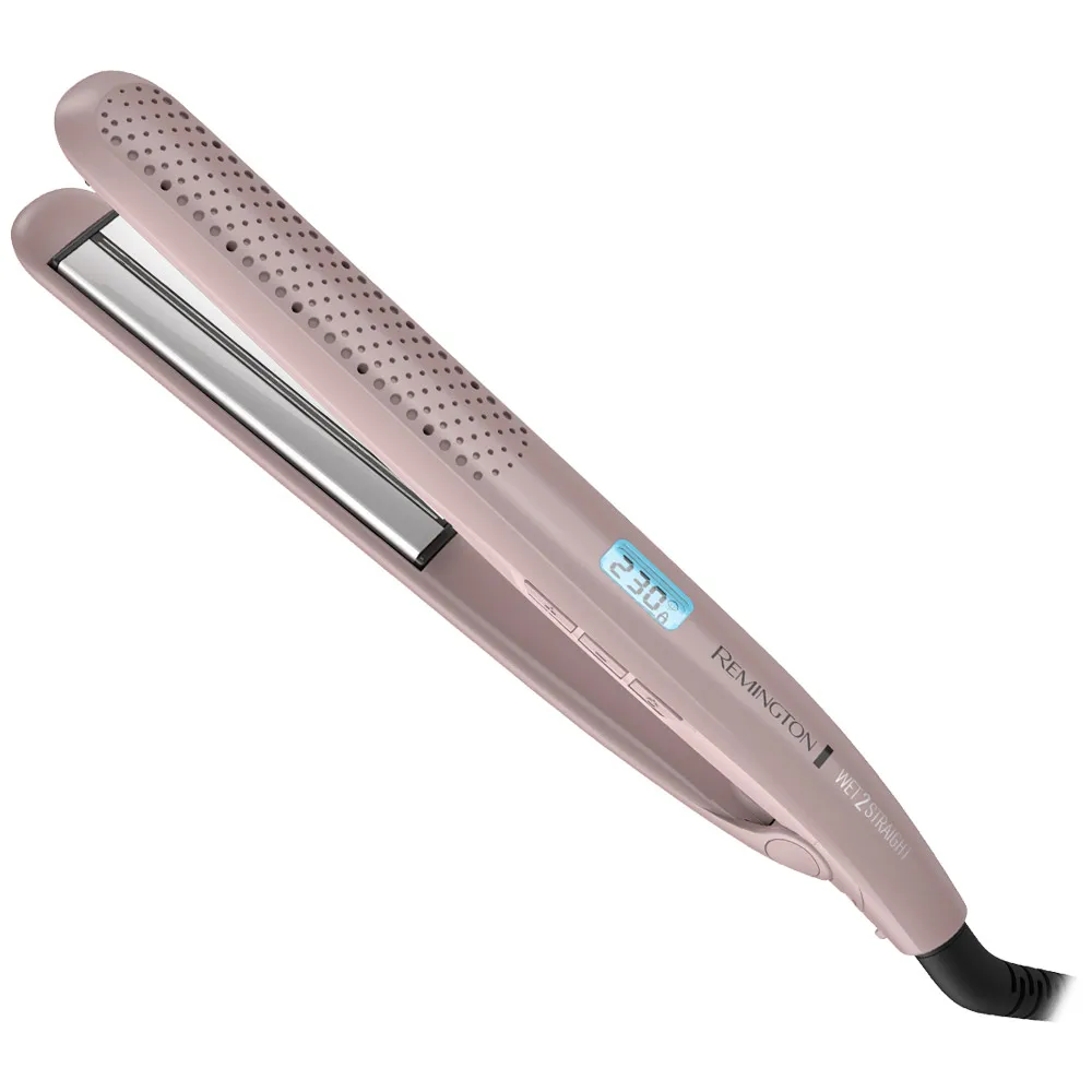 Remington alisadora cabello ceramica 1″con sensor wet2straight rosada S27A (110) FS27A