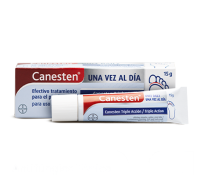 CANESTEN CREMA TRIPLE ACCIÓN UNA VEZ AL DÍA 15 GR