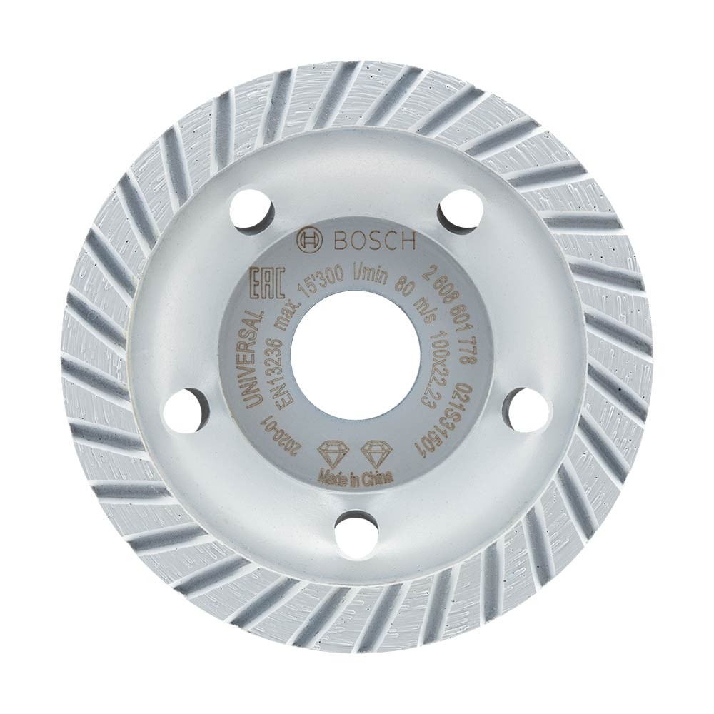 Copa diamantada para concreto 100x22.23x3mm