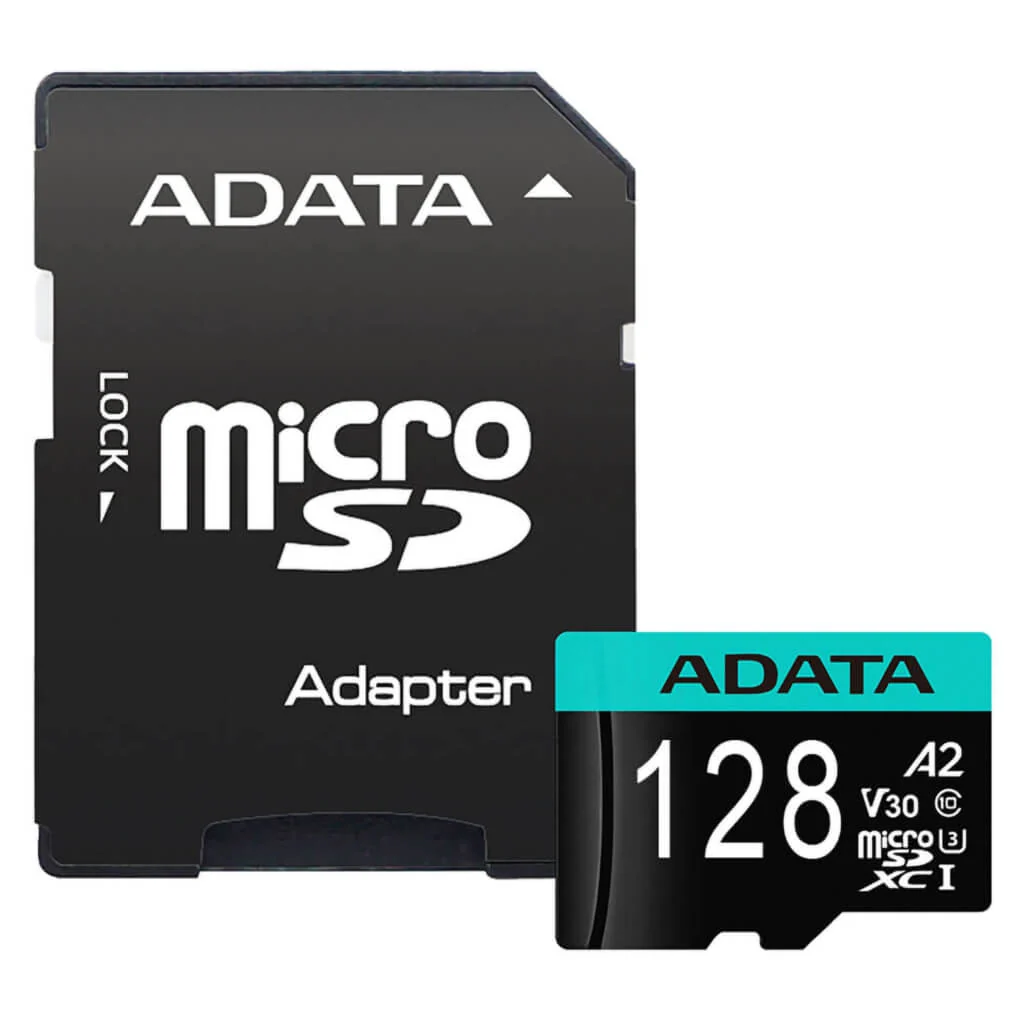 Adata Tarjeta de Memoria 128GB MicroSDXC/SDHC Clase 10, AUSDX128GUI3V30SA2-RA1