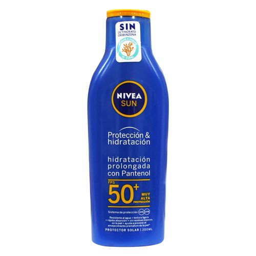 BLOQUEADOR NIVEA SUN HIDRATACION FPS50 200ML