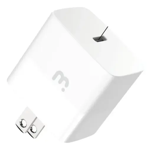 Adaptador de Corriente MyBat Pro USB-C Carga Rápida Blanco RCGTRAC16W