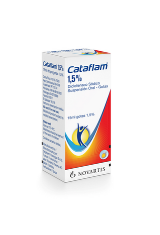 Cataflam gotas 1.05% 15 ml (R)