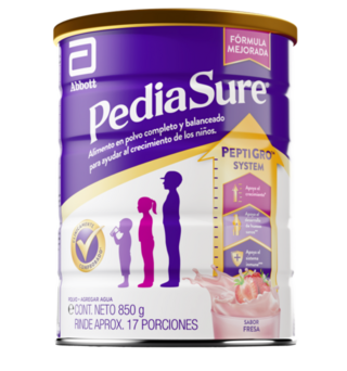 Pediasure Plus, Fresa, lata, 850 g
