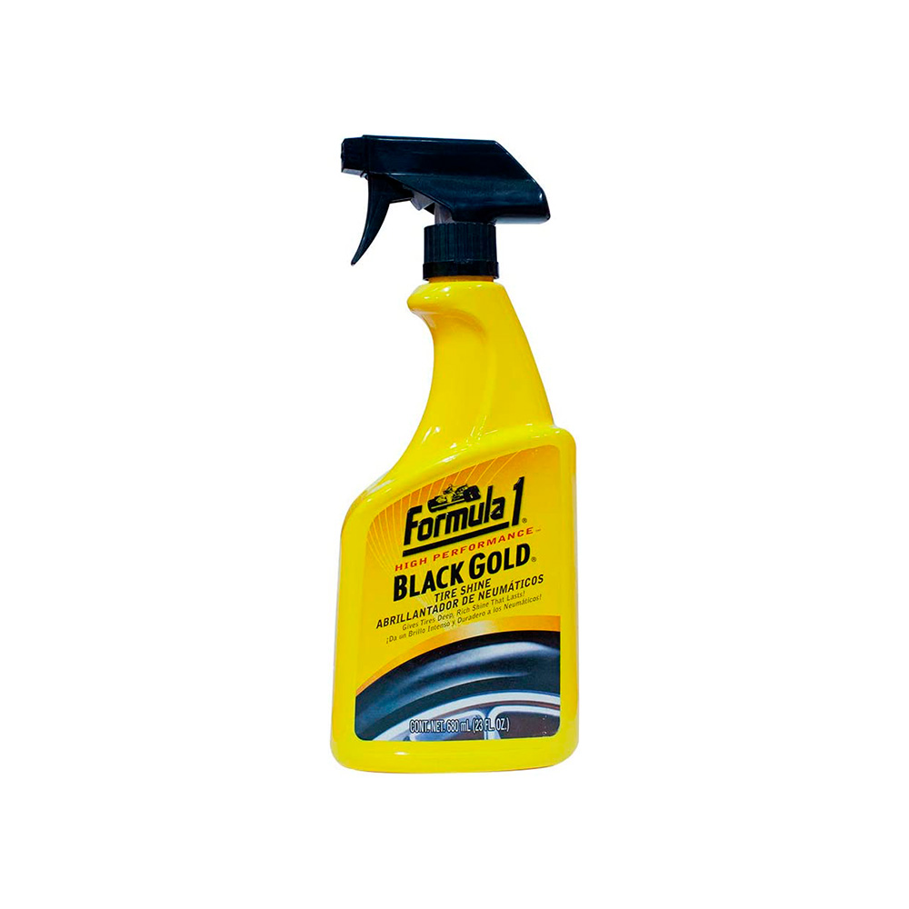 Abrillantador de llantas black gold 23 onzas