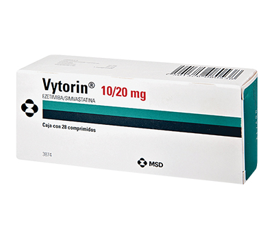 VYTORIN 10MG/20MG TABLETAS VIA ORAL