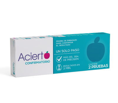 Acierto Confirmatorio prueba de embarazo 2 dispositivos