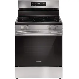 Cocina Eléctrica Frigidaire 30 Pulgadas 5 Quemadores Vitro FCRE3062AS