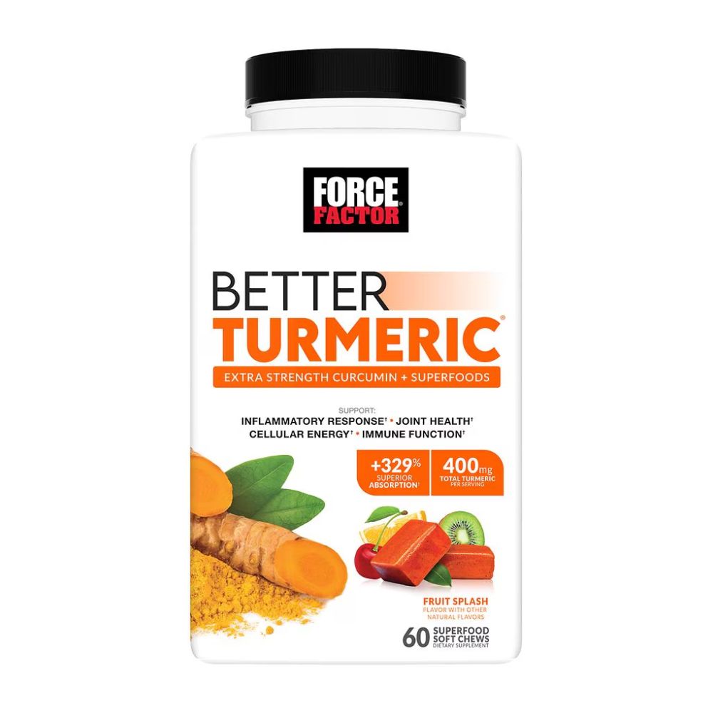 Force Factor Better Turmeric x60 gomitas de cúrcuma