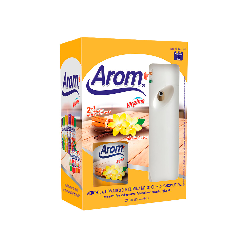 Aparato electrico mas aerosol refill vainilla canela 250 ml