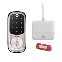 Cerradura Digital Wi Fi Satin + Connect Hub + ZigBee Yale