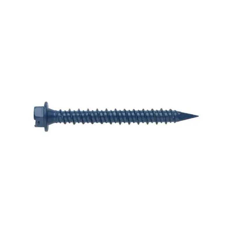 Tornillo para concreto hexagonal 1/4" x 1 3/4" 10 uds