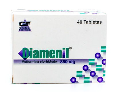 Diamenil 850 mg 10 tabletas
