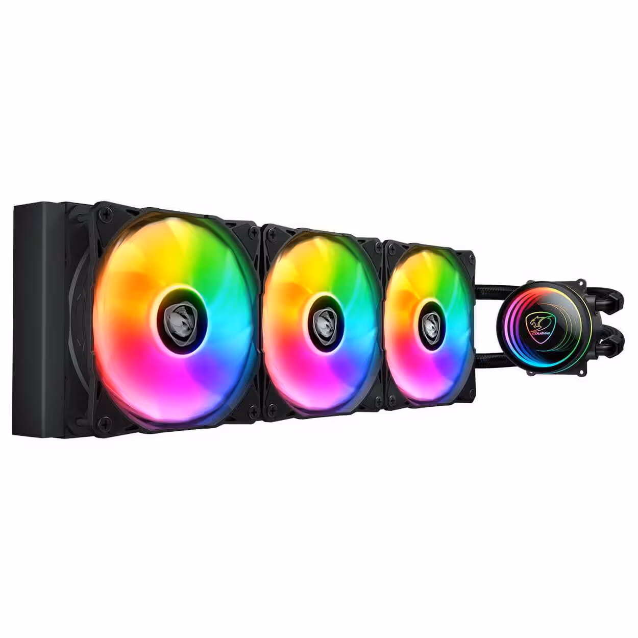 SISTEMA DE ENFRIAMIENTO LIQUIDO COUGAR POSEIDON ELITE ARGB – 360MM – NEGRO
