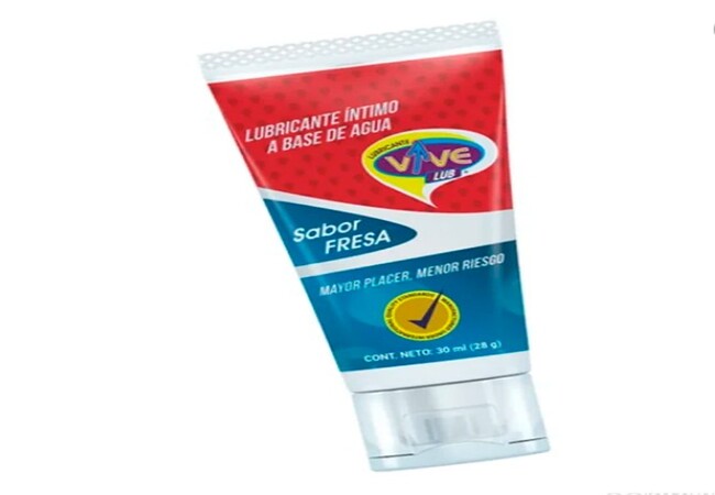 VIVE Gel lubricante sabor fresa 30ml