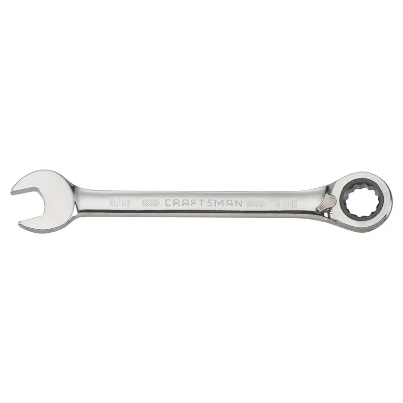 Llave combinada 9/16" con ratchet reversible 72 dientes