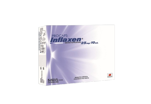 INFLAXEN SOLUCION 25/10 MG/ML AMPOLLA BEBIBLE